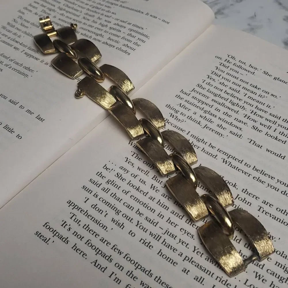 Vintage Monet Golden Bracelet